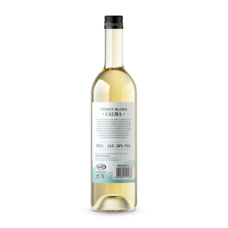 Back view White vermouth 750ml
