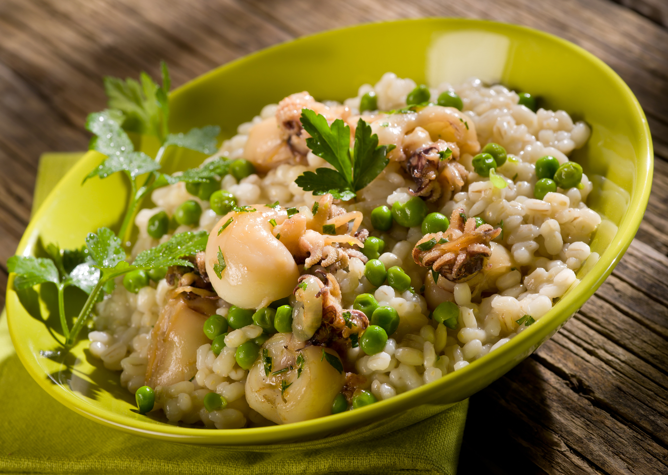 Risotto de sepia y verduras | Conservas Dani