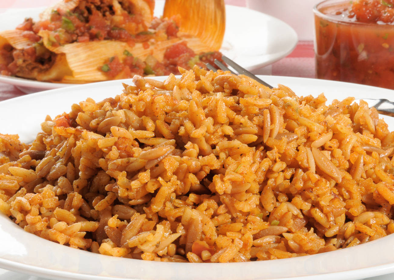 Arroz con tomate frito y carne picada Recetas Dani