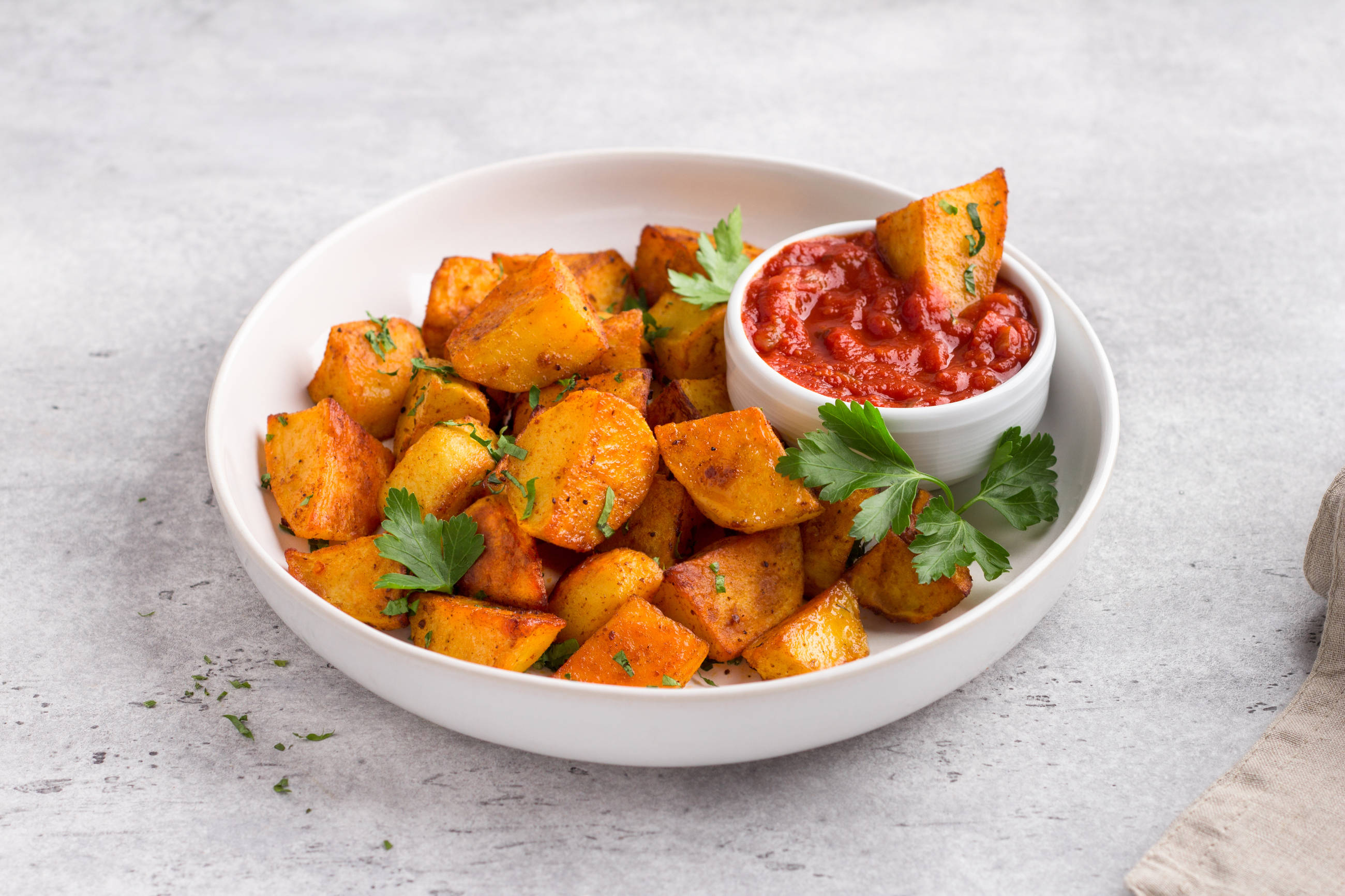 Guarnición de patatas con Harissa Recetas Dani