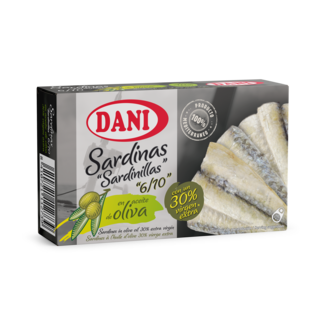 Sardinetes amb oli d'oliva 30% verge extra 90g