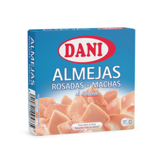 Almejas rosadas (machas) al natural 111g