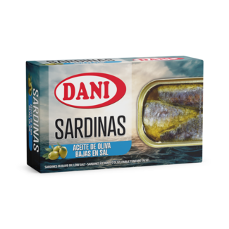 Sardines in olive oil (low salt) 120g