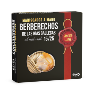 Cockles "15/25" in brine Serie ORO