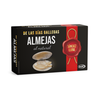 Almejas al natural Sánchez Llibre