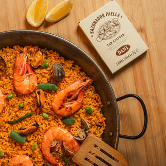Paella Sazonada Uso