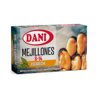 Mejillones chilenos "8/12" en escabeche 106g