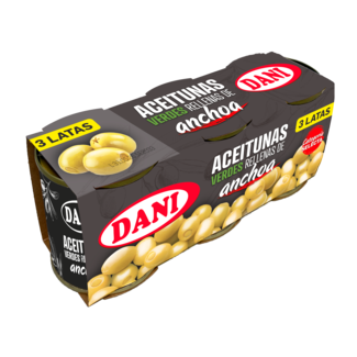 Aceitunas con Anchoa Pack de 3