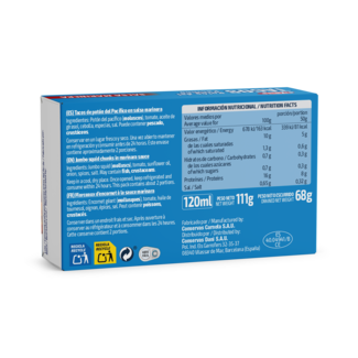 Daus de potón del pacífic amb salsa marinera 106g