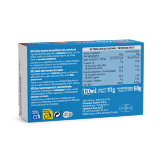 Jumbo squid chunks in hot sauce 106g