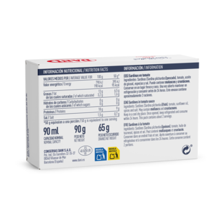 Petites sardines à la sauce tomate 90g