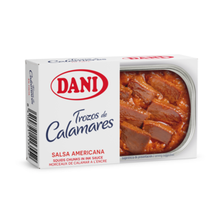 Trossos de calamar amb salsa americana 106g