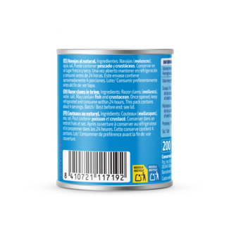 Navajitas al natural 185g