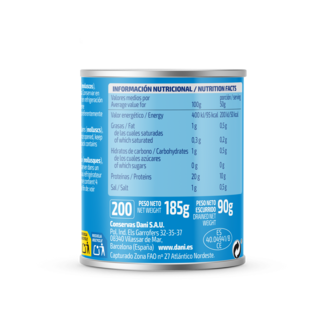 Navajitas al natural 185g