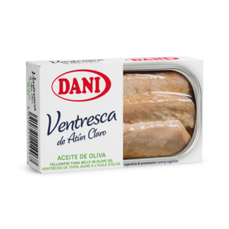 Yellowfin tuna belly in olive oil 106g