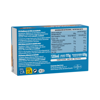 Mejillones en escabeche 14-18 111g