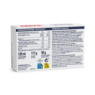 Vista traseira Surimi de enguia bebê ao alho 110g / Traseira