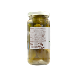 Vista lateral - Izquierda Jalapeños enteros 235g