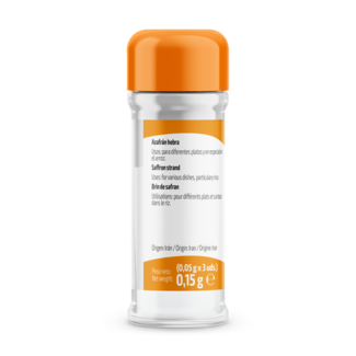 Vue latérale - gauche Branche de safran 0,15g