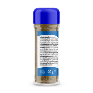 Vue latérale - gauche Assaisonnement pour barbecue 40g