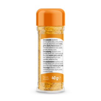 Vue latérale - gauche Assaisonnement au curry 40g