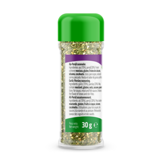 Vue latérale - gauche Assaisonnement ail - persil 22g