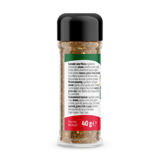 Vue latérale - gauche Assaisonnement mexicain 40g