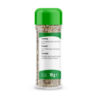 Vue latérale - gauche Feuille de thym 15g