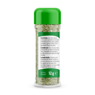 Vista lateral - Izquierda Cilantro hoja 12g