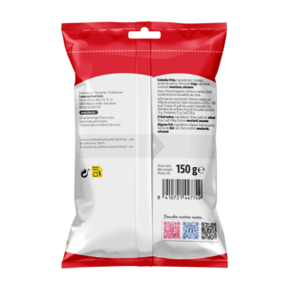 Vista traseira Cebola frita 115g
