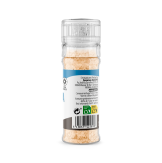 Vista lateral - Derecha Sal marina ahumada con molinillo 100g