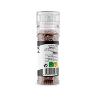 Vista lateral - Derecha Pimienta negra con molinillo 45g