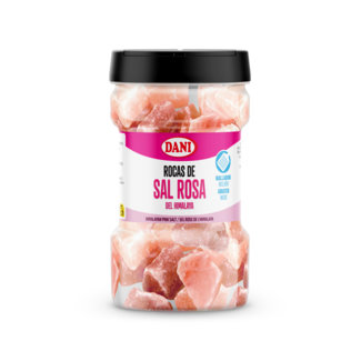 Himalayan pink salt rocks with grinder 600g