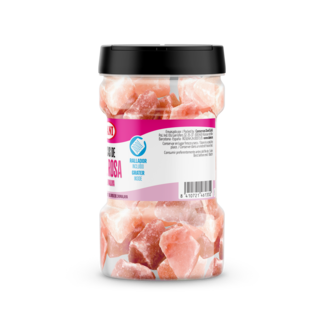 Himalayan pink salt rocks with grinder 600g