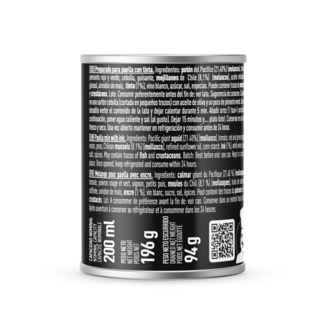 Preparado para paella con tinta