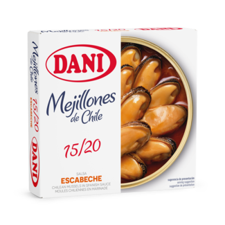 Mejillones "15-20" en escabeche 111g