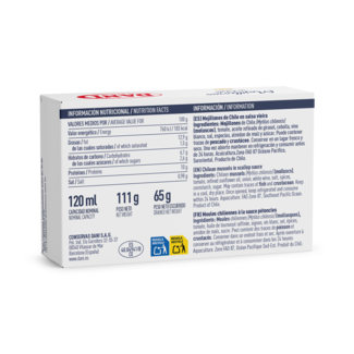 Mejillones vieira 111g