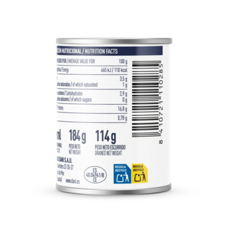 Mejillones al natural 184g