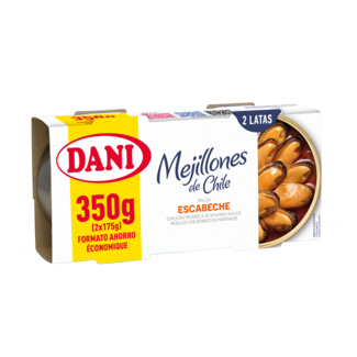 Mejillones en Escabeche (pack 2 latas) 350g