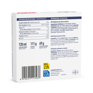 Mejillones al natural