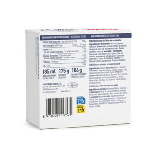 Mejillones en escabeche 175g - Formato Ahorro