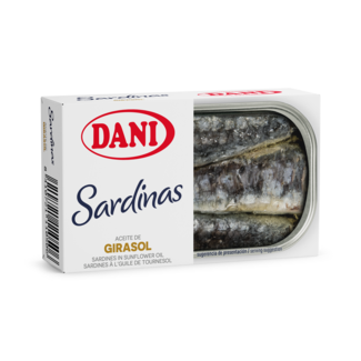 Sardines in sunflower oil 120g