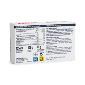 Sardines amb tomàquet 120g