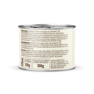 Green peppercorns 170g