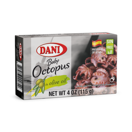 Baby octopus in olive oil 106g / FDA