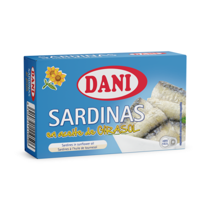 Sardines à l'huile de tournesol 120g